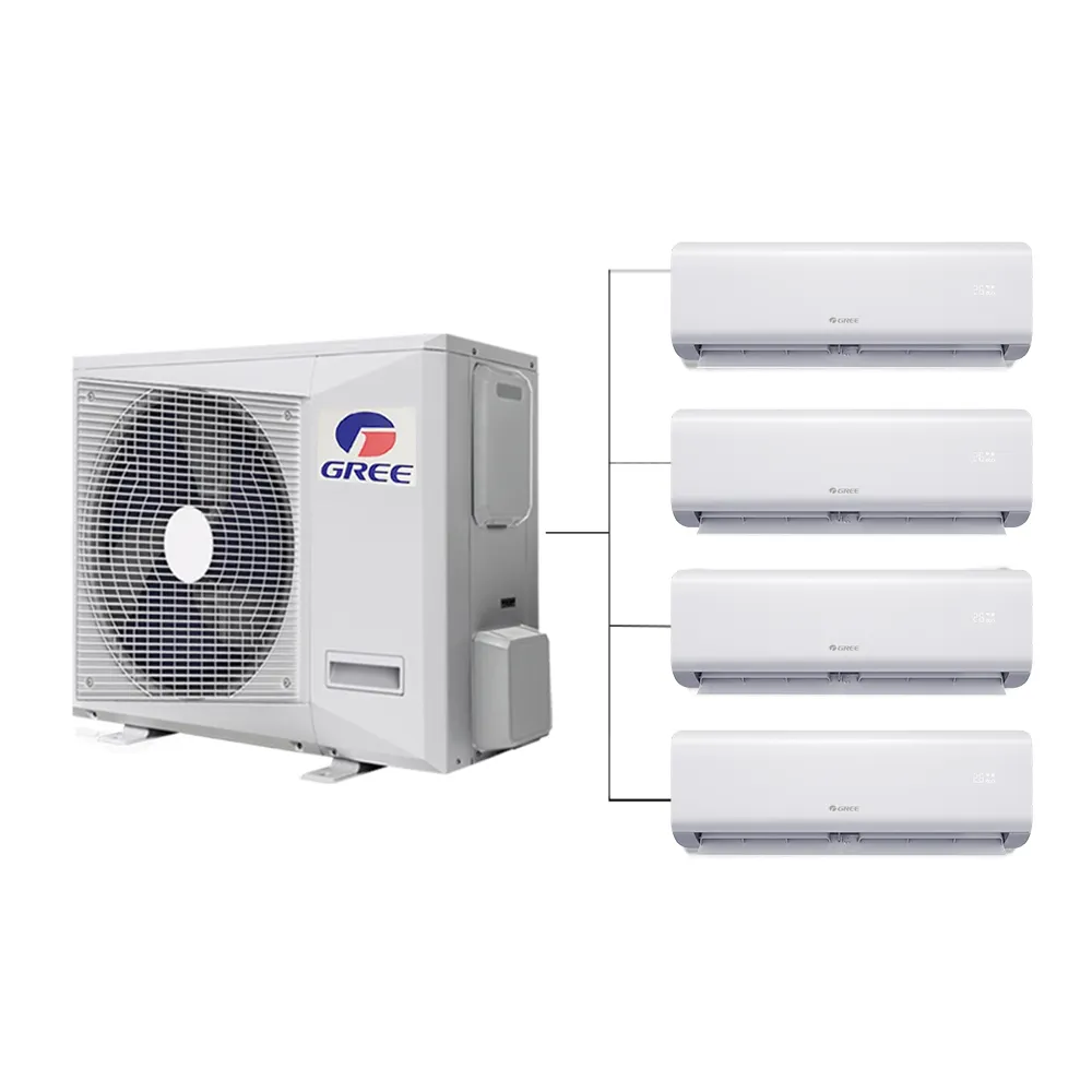 Gree Multi Split AC Air Conditioner 12000Btu to 48000Btu Cassette Duct Indoor Unit for Commercial Central Air Conditioning R410a