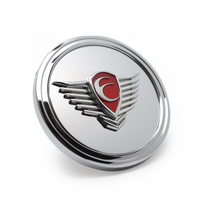 Emblème de voiture personnalisé de haute qualité avec logo, autocollant 3M, emblème de voiture croisé, emblème de logo de voiture étrangère