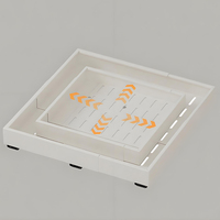 Étagère de cuisine en métal sans poinçonnage, extensible sur quatre côtés, sous l'évier, pour organiser les épices