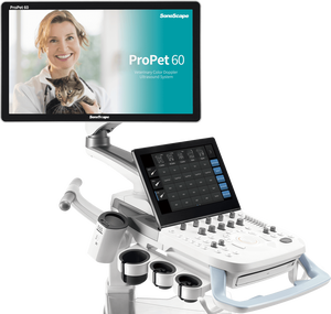 Système d'échographie Doppler couleur vétérinaire Sonoscape ProPet60, échocardiographie, prix de l'échographie pour animaux - Product Image 3