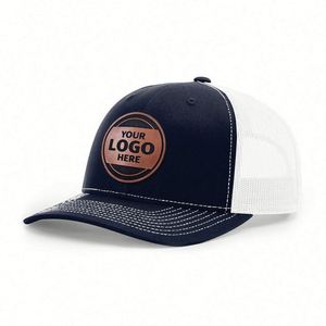 Gorras de Camionero Richardson 112 de 6 Paneles con Malla, Parche de Cuero con Logotipo Personalizado, Gorras de Camionero Personalizadas - Product Image 1