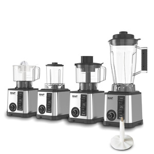 RAF Appareils électroménagers Robot culinaire électrique 5-en-1 3L avec fonction presse-agrumes, boîtier en acier inoxydable, broyeur haute puissance et mixeur, pour usage domestique mural - Product Image 5