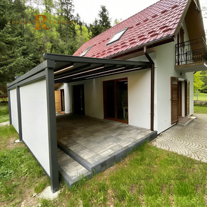 All Season Easily Assembled Waterproof PVC Roof Aluminum Pergola Custom Sunshade Rainproof <strong>Porch</strong> Patio Retractable Cover <strong>Canopy</strong> - Product Image 1