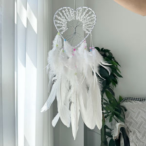Venta al por mayor hecho a mano cristal Natural vida del árbol Feng Shui atrapasueños 50cm Sun Catcher curación dormitorio decoración regalo - Product Image 3