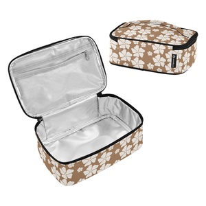 Portable Food <b>Storage</b> Bag Picnic Family Dinners Potluck Thermal Casserole Carrier Hawaii Flower Casserole Dish Carrier Lunch Bag - Product Image 1