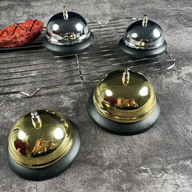 Stainless Steel Service Bell Hotel Call Bell for Restaurant Service and Dining Table Use Model 251