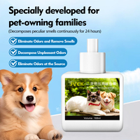 Andusic Éliminateur d'odeurs naturelles pour animaux de compagnie, désodorisant écologique aux huiles essentielles, 168 mL, portable, adapté aux chats et aux chiens