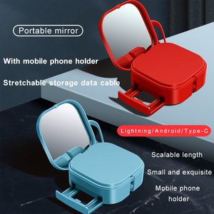 สายชาร์จไมโคร USB แบบ3A สำหรับโทรศัพท์แอนดรอยด์สายชาร์จแบบเร็วทำจาก PVC แบบสปริงโลหะ - Product Image 2