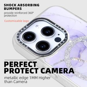Funda para Teléfono Móvil con Purpurina Epoxi Aikusu OEM ODM para iPhone 17/16/15 Pro Max, Funda con Impresión UV - Product Image 3