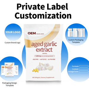 Cápsulas de Aceite de Ajo Negro 100% Natural Sin Olor OEM, Bajo MOQ, Suministro con Prueba COA para Vendedores de Plataformas de Comercio Electrónico - Product Image 2