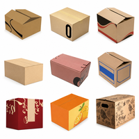 Boîtes à fruits personnalisées en carton ondulé E Flute RSC, écologiques, réutilisables, en matériaux recyclés, avec doublure en kraft résistante aux UV et trous d'aération pour