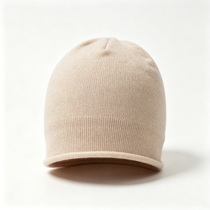 Bonnet en tricot rayé avec logo personnalisé ACE, pompon en fausse fourrure, design imprimé, 100% acrylique, unisexe, bonnet d'hiver - Product Image 4