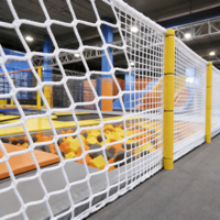 Filet de sport en PE sans nœuds, renforcé et résistant aux intempéries, pour terrains de football et de tennis – Approvisionnement direct usine