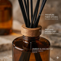 Diffuseur de parfum d'ambiance grande capacité 500ml 1000ml avec bâtonnets en rotin, emballage personnalisé, bouteille de parfum sur mesure, marque privée, OEM