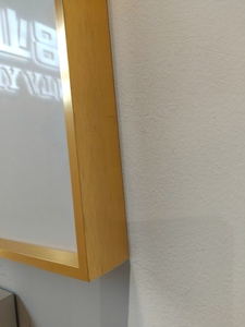 Bán Buôn Kích Thước Lớn Màu Đen Vàng Nhôm Kim Loại Hình Ảnh Khung Cho Vải Floater Khung Dải - Product Image 4