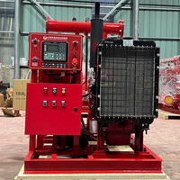 Pompe à incendie horizontale à aspiration axiale en acier inoxydable à haut débit, entraînée par moteur diesel, portable et facile à utiliser