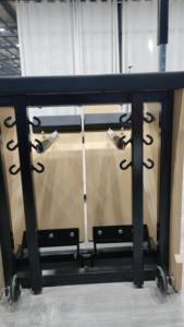 เก้าอี้พิลาทิสไม้เกรดทางการแพทย์ หุ้มหนังไมโครไฟเบอร์ เก้าอี้ทรงตัวสำหรับศูนย์ฟื้นฟูสมรรถภาพและคลินิกพิลาทิส - Product Image 2