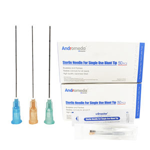 Unimaster alta calidad <span class=keywords><strong>Micro</strong></span> cánula de acero inoxidable 22G <span class=keywords><strong>38mm</strong></span> 50mm aguja de punta roma - Product Image 5