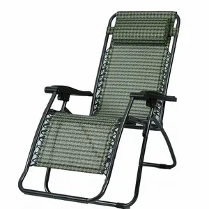 longue pliante camping chaise repose-pieds Suppliers-Chaise de plage pliante, fauteuil d'extérieur à gravité zéro, avec repose-pieds, vente en gros, livraison gratuite