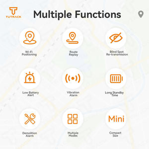 <span class=keywords><strong>GPS</strong></span>-трекер Tutrack Mini со встроенной SIM-картой, персональный 4G-трекер для транспортных средств, магнитный, для автомобиля - Product Image 2