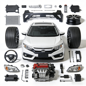 Venta al por mayor de kits de carrocería originales VIT para Honda Civic, piezas de repuesto automotrices de alta calidad, ajuste universal, fijación con tornillos, nuevo 6 - Product Image 3