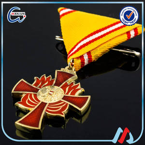 Medallas de metal 3d de la Segunda Guerra Mundial, fabricante personalizado, antigua estrella alemana - Product Image 4