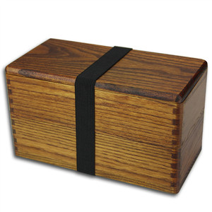 Japanische Bento <span class=keywords><strong>2</strong></span> schichten Holz Lebensmittel Container <span class=keywords><strong>Box</strong></span> Eco Freundliche Holz Mittagessen <span class=keywords><strong>Box</strong></span> mit Fächern - Product Image 2