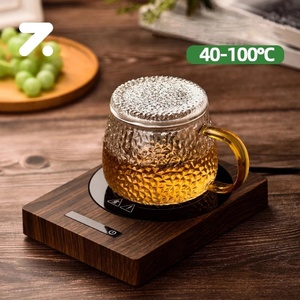 New 200W Cup Heater Mug <b>Warmer</b> 100 Degrees Hot Tea Maker 5 Gear <b>Warmer</b> Heating Pad <b>Coffee</b> Milk Tea 110V/220V - Product Image 4