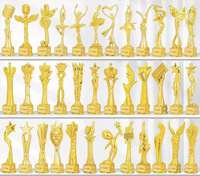 Trofeos Medallas Placas Resina Artesanía Moldes Estatuas Escultura Encantos Decoración Fútbol Trophi Resina personalizada Premio Trofeo Premio