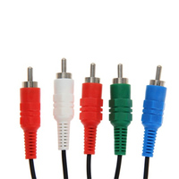 Câble AV-vidéo et Audio-vidéo de HDTV, 1.8m/6FT, cordon de câble, composant A/V, pour adaptateur de jeu PS2, PS3 Slim