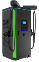 Nouvelle borne de recharge rapide DC pour véhicules électriques CCS2 120 kW, station de recharge rapide DC pour véhicules électriques commerciale EVD-120-CC