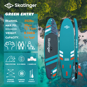 Skatinger 2025 Nuevo Estilo Venta al por Mayor <span class=keywords><strong>SUP</strong></span> <span class=keywords><strong>Tabla</strong></span> de Paddle Inflable Material Drop Stitch <span class=keywords><strong>Tabla</strong></span> de Surf Paddleboard - Product Image 2