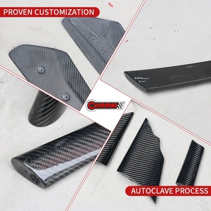 Aileron arrière de course en fibre de carbone sèche de haute qualité, style ZL1, pour Chevrolet Corvette C8 - Product Image 2