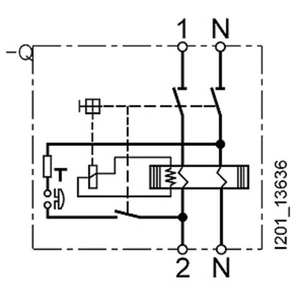 เครื่องตัดวงจรตกค้าง Siemens แบบ25A 30mA 2P ตัวยึดรางดิน230V ใช้ในครัวเรือน - Product Image 3