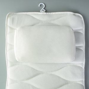 Oreiller <span class=keywords><strong>de</strong></span> <span class=keywords><strong>bain</strong></span> complet <span class=keywords><strong>de</strong></span> luxe pour baignoire, couvre-<span class=keywords><strong>matelas</strong></span> antidérapant pour baignoire spa avec oreiller <span class=keywords><strong>de</strong></span> tête extra épais, cadeaux <span class=keywords><strong>de</strong></span> détente pour le <span class=keywords><strong>bain</strong></span> - Product Image 3