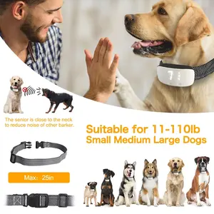 I prodotti per cani più venduti Shock Beep Veberation no bark collar addestramento del cane anti bark collar Pet dog No Bark training Collar