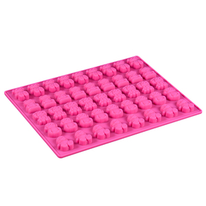 Moule à bonbons en silicone antiadhésif sans BPA, forme animaux de dessin animé, 40 cavités, certifié LFGB, par l'usine MUYULINS - Product Image 5