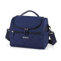 Sac à déjeuner isotherme de haute qualité pour pique-nique, sac à bento pour employés de bureau avec fermeture éclair
