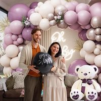 Ensemble de guirlande d'arche de ballons gonflables en latex de couleurs assorties, support, cadeau, jouet pour baby shower, mariages, anniversaires