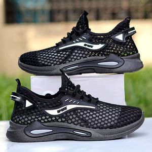 Zapatillas de Verano para Hombre, Transpirables, de Malla de Seda de Hielo, Casuales, para Correr, Estilo Moderno para Estudiantes - Product Image 6