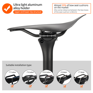 TOSEEK Vente en gros usine Tiges <span class=keywords><strong>de</strong></span> <span class=keywords><strong>selle</strong></span> en fibre <span class=keywords><strong>de</strong></span> <span class=keywords><strong>carbone</strong></span> 27.2/30.8/31.6mm pour vélos <span class=keywords><strong>de</strong></span> route/<span class=keywords><strong>VTT</strong></span> 350/400mm Recul 0mm Conception aérodynamique légère OEM - Product Image 4