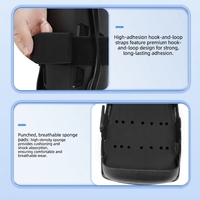 Attelle de cheville unisexe réglable en PP pour la récupération des entorses et fractures de la cheville et la rééducation post-chirurgicale avec fixation externe
