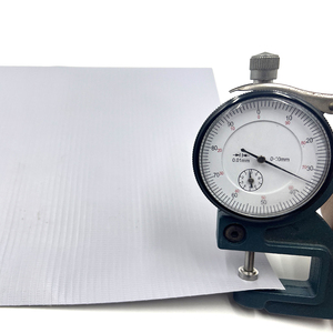 310g Nhà sản xuất chuyên nghiệp đa mục đích tùy chỉnh đồng bằng bạt PVC dệt vải ngoài trời không thấm nước ngành công nghiệp chống cháy - Product Image 5