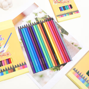 Vente en gros 12/18/24/36/48 HB Hexagonal Pcs <span class=keywords><strong>Kawaii</strong></span> Crayons de couleur Ensemble Vente à chaud Étudiants Enfants <span class=keywords><strong>Dessin</strong></span> Doodling Bois crayon - Product Image 4