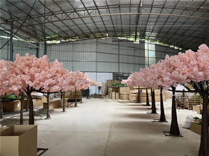 Albero di Ciliegio Artificiale Bianco per Decorazione, Mini Albero di Ciliegio Giapponese per Centrotavola Esterno - Product Image 5