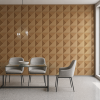 Panneau mural décoratif en feutre PET imprimé UV, choix DIY direct usine pour la rénovation rapide des hôtels