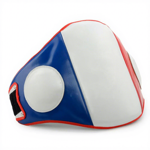 Professional Boxing Belly Protector Muay Thai Belly Pad Custom Leather Chest Guard Training Belly Shield for Martial Arts Karate - Product Image 2