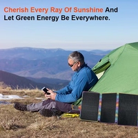 Panneau solaire Glory 36W 13.2V pliable, chargeur de téléphone portable, batterie externe pour le camping, prêt à l'emploi, certifié CE