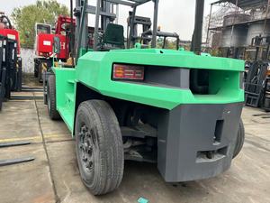 Chariot élévateur contrepoids diesel Mitsubishi FD160 d'occasion, 16 tonnes, d'origine japonaise, robuste, bien entretenu, pour conteneurs portuaires - Product Image 2