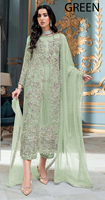Oferta Especial: Conjunto de Salwar Kameez con Bordado Elegante, Kurti y Pantalón para Fiesta, Diseño Exclusivo de Surat para Mujer, Completamente Cosido